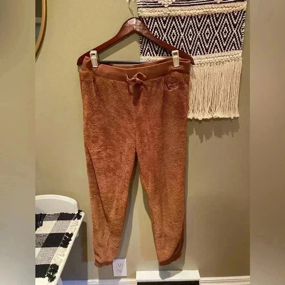 UGG MENS LOUNGEWEAR LIONEL FAUX JOGGERS SHERPA PANTS SIZE L - Picture 7 of 7